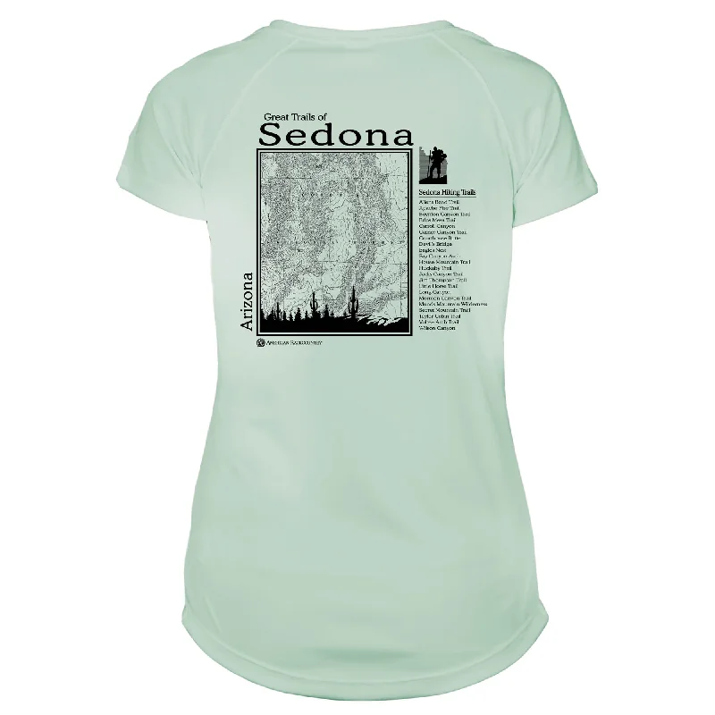 Sedona Great Trails Microfiber Women's T-Shirt-- Modern Contemporary Chic
