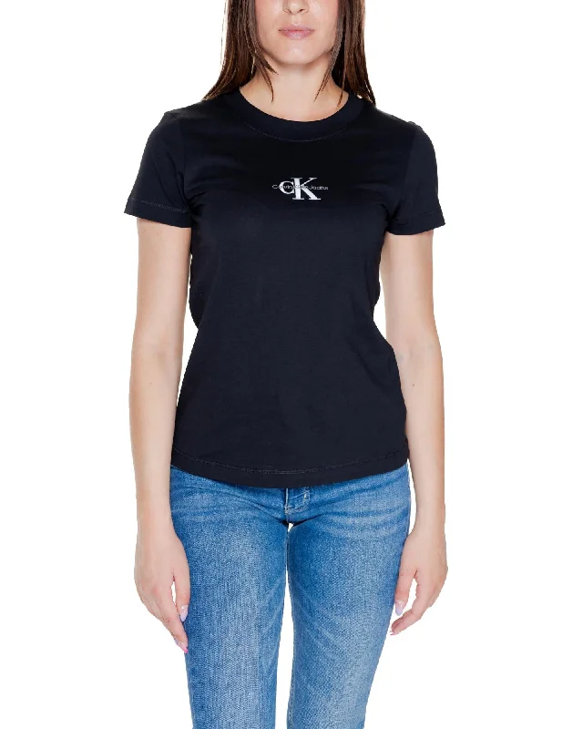 Calvin Klein Jeans CK One Short Sleeve TShirt for Women-- Front Pockets Side Pockets Patch Pockets Calvin Klein Jeans CK One Short Sleeve TShirt for Women-- Front Pockets Side Pockets Patch Pockets