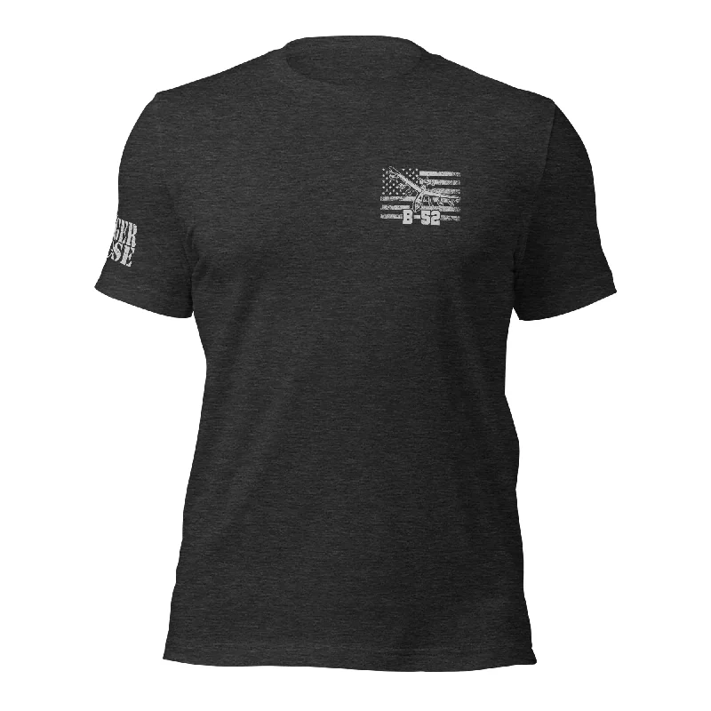B-52 Because of the Brave Unisex t-shirt-- Print Jacquard Patchwork