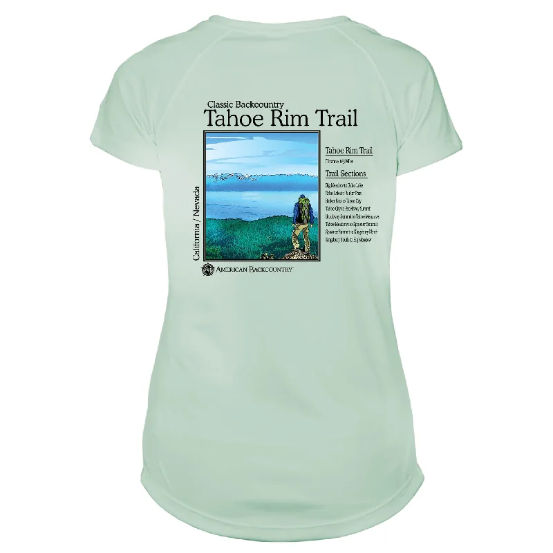 Tahoe Rim Classic Backcountry Microfiber Women's T-Shirt-- Iron Safe Non-Iron Wrinkle Free Tahoe Rim Classic Backcountry Microfiber Women's T-Shirt-- Iron Safe Non-Iron Wrinkle Free