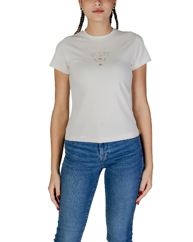 Guess Active Short Sleeve Round Neck T-Shirt-- Lace Blend Ribbed Blend Corduroy Blend Guess Active Short Sleeve Round Neck T-Shirt-- Lace Blend Ribbed Blend Corduroy Blend