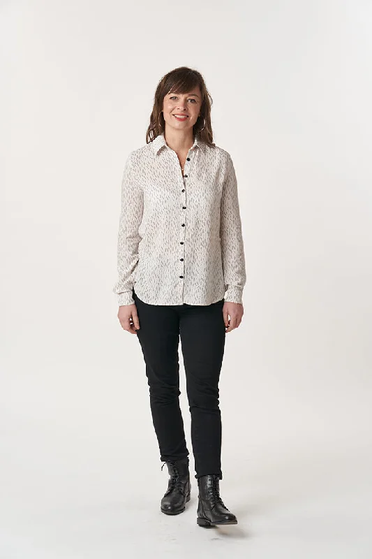 Sew Over It Ultimate Shirt-- Hooded Caped Shawl Collar