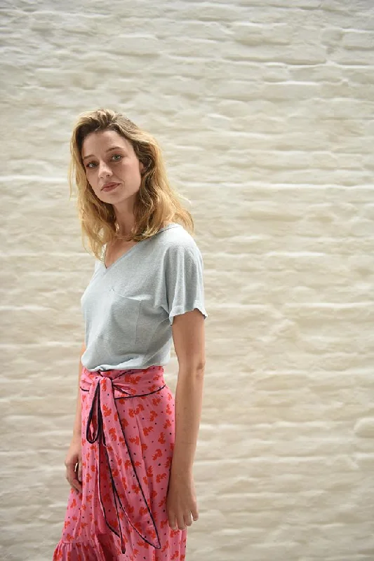 Fibre Mood Vita T-shirt-- Welt Pockets Slit Pockets Flap Pockets