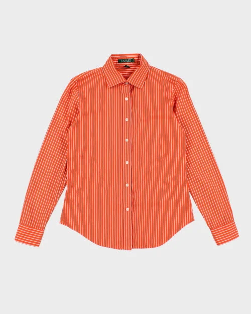 Ralph Lauren Stripe Shirt - XS-- Lace Blend Ribbed Blend Corduroy Blend