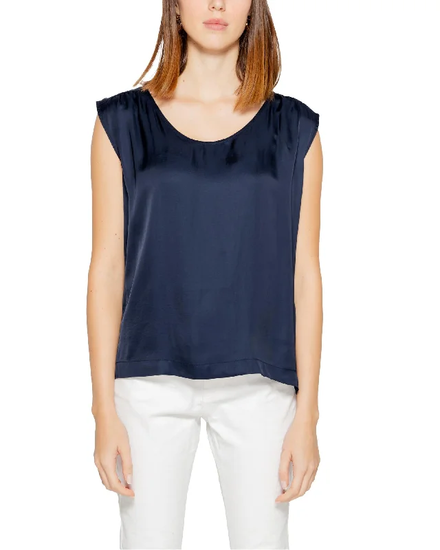 Street One Women's Casual Relaxed Fit Short Sleeve Solid Color T-Shirt Top - Dark Blue-- Chenille Fabric Brocade Fabric Lace Fabric Street One Women's Casual Relaxed Fit Short Sleeve Solid Color T-Shirt Top - Dark Blue-- Chenille Fabric Brocade Fabric Lace Fabric