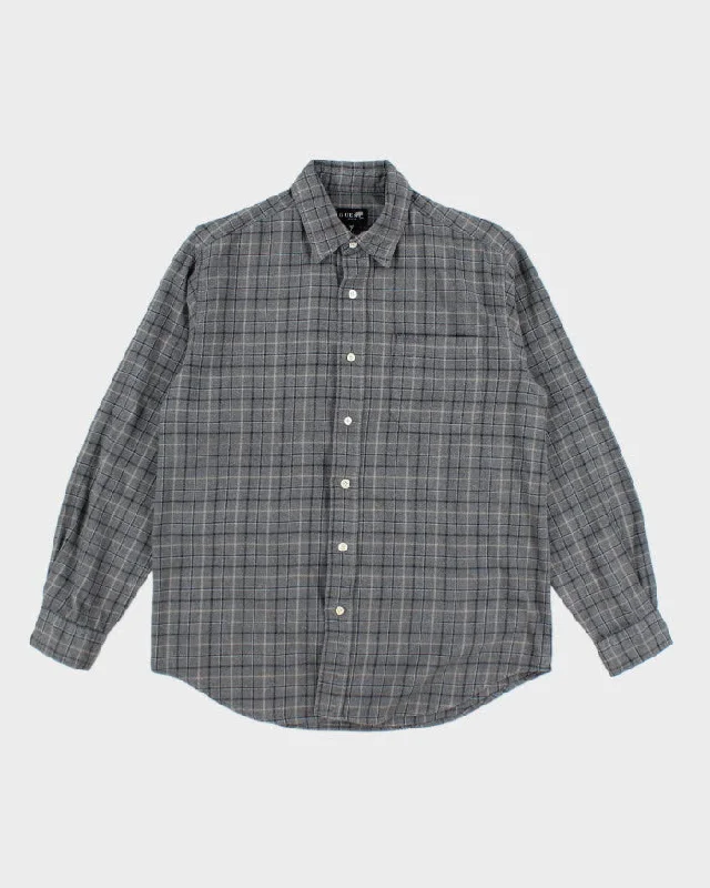 Guess Checked Flannel Shirt - M-- Jersey Fabric Tulle Fabric Batik Fabric