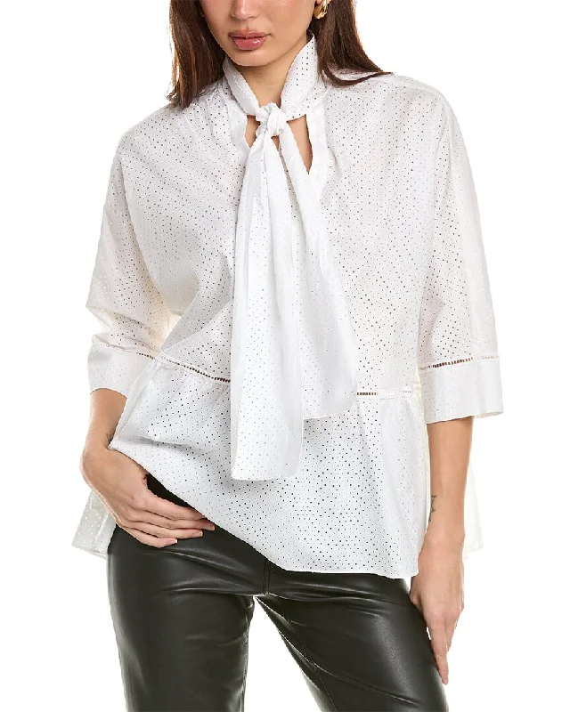 Red Valentino Shirt-- Welt Pockets Slit Pockets