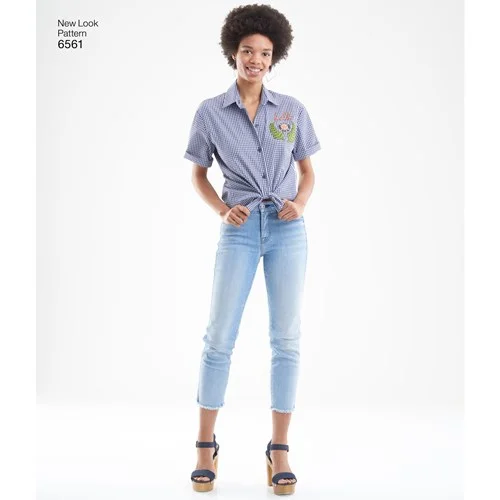 New Look Shirts N6561-- Seamless Knitted Crochet
