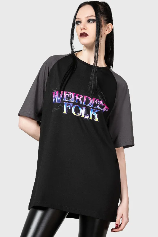 Weirdest Ones T-Shirt-- Mesh Fabric Canvas Fabric Denim Fabric