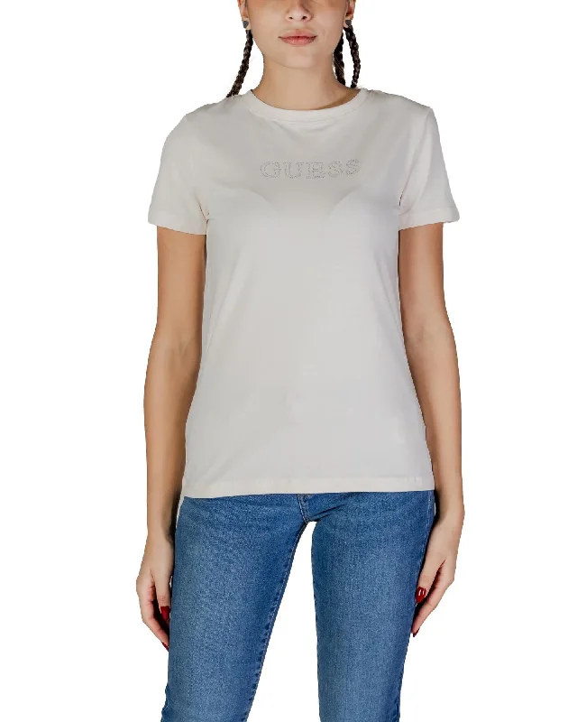 Guess Active Round Neck Short Sleeve T-Shirt-- Zippered Front Buttoned Front Snap Front Guess Active Round Neck Short Sleeve T-Shirt-- Zippered Front Buttoned Front Snap Front