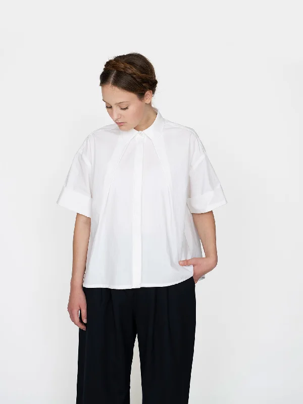 The Assembly Line Front Pleat Shirt-- Anti-Pilling Machine Wash Handmade