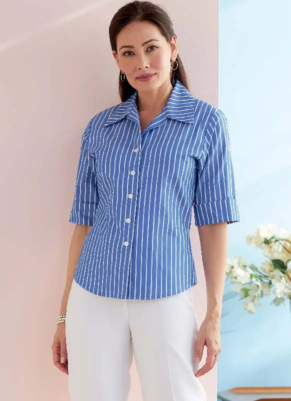 Butterick Shirts B6753-- Cotton Fabric Linen Fabric Terry Fabric