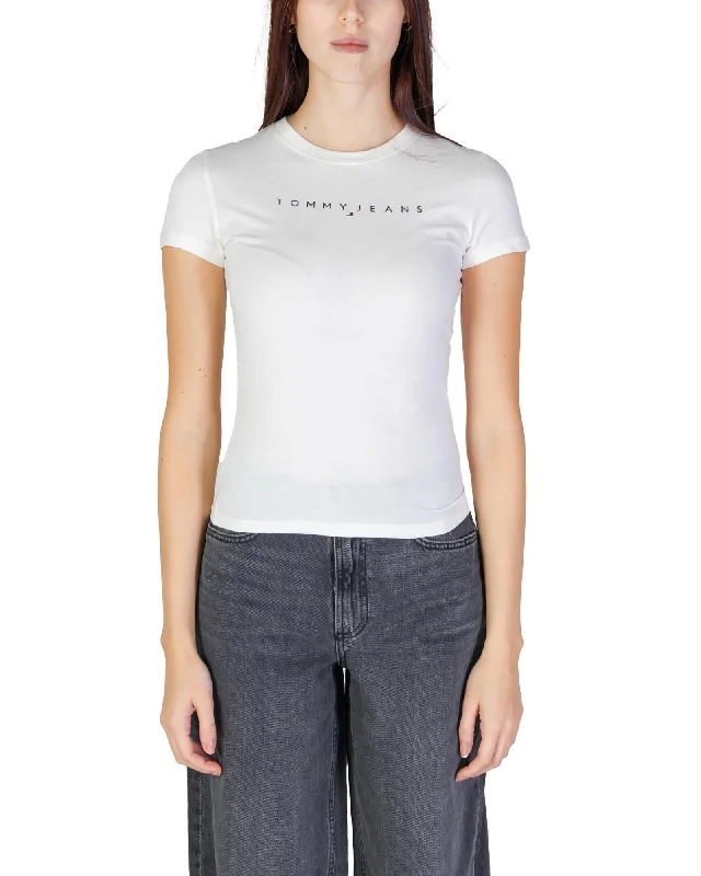 Tommy Hilfiger Jeans Round Neck Short Sleeve Cotton T-Shirt-- Collared Crew Neck Turtle Neck Tommy Hilfiger Jeans Round Neck Short Sleeve Cotton T-Shirt-- Collared Crew Neck Turtle Neck