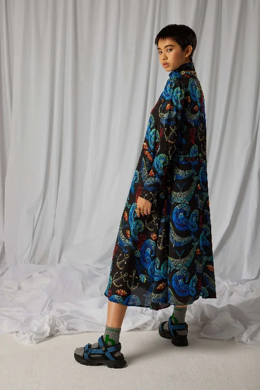 Java dress in Storm print Tunics Brand named