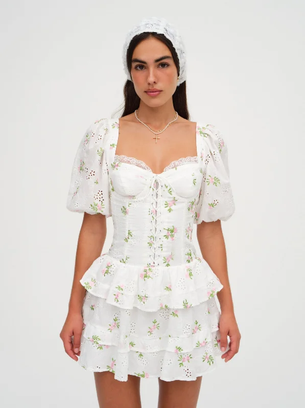 Kinsley Mini Dress Cozy Ruched Mini Dress