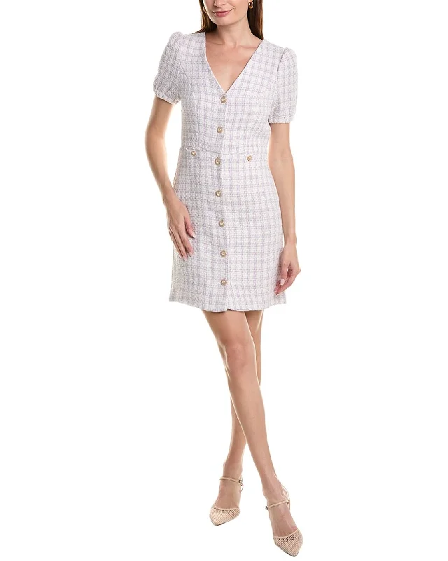 Nanette by Nanette Lepore Naya Plaid Sheath Dress Tunics Travel practical