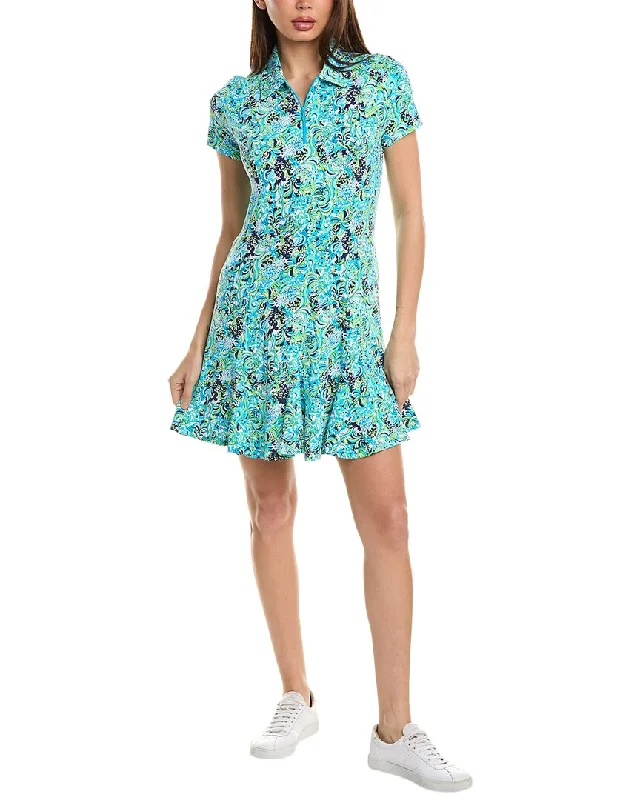 IBKUL Short Sleeve Godet Dress sweetheart Neckline Romantic