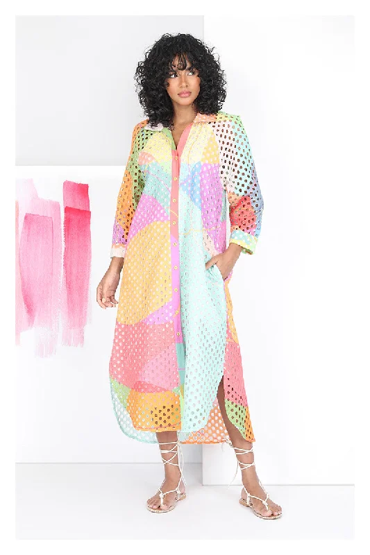 Dozaria Shirt Dress Bodycon Club Sequined