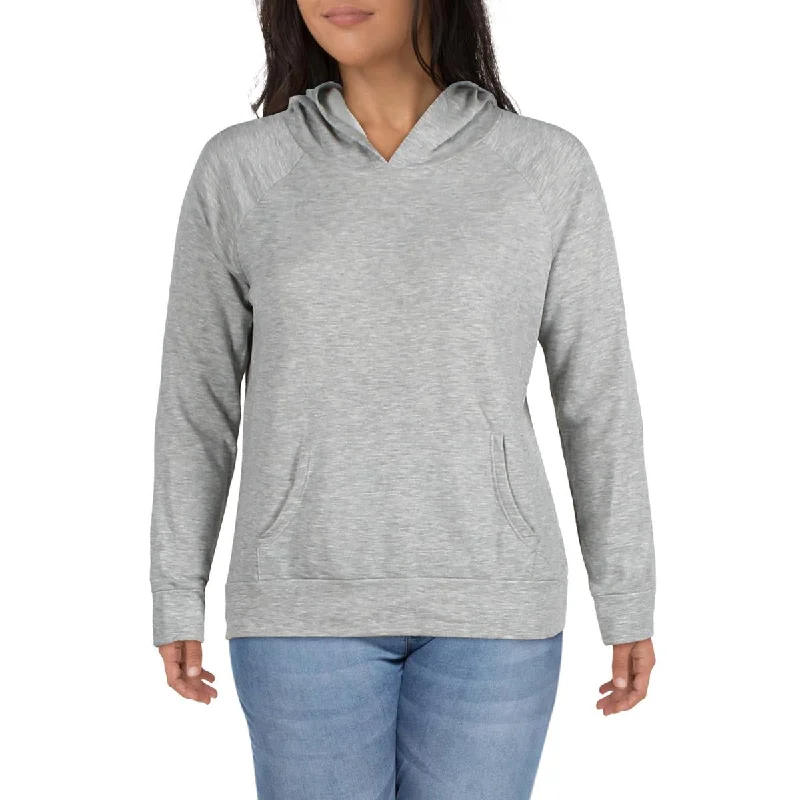 Ava + Esme Womens Comfy Cozy Hoodie Hoodie Crop Top Short Trendy