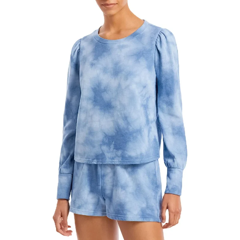 BB Dakota by Steve Madden Womens Tie-Dye Crew Sweatshirt Hoodie with Front Slit Layering Stylish BB Dakota by Steve Madden Womens Tie-Dye Crew Sweatshirt Hoodie with Front Slit Layering Stylish