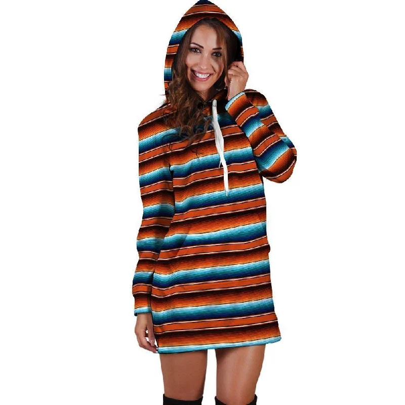 Baja Hoodie Dress Hoodie with Applique Textured Unique