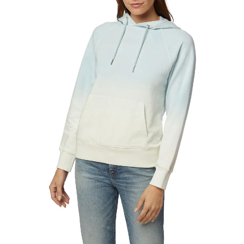 Hudson Womens Dip-Dye Cozy Hoodie Hoodie Dress Longline Feminine