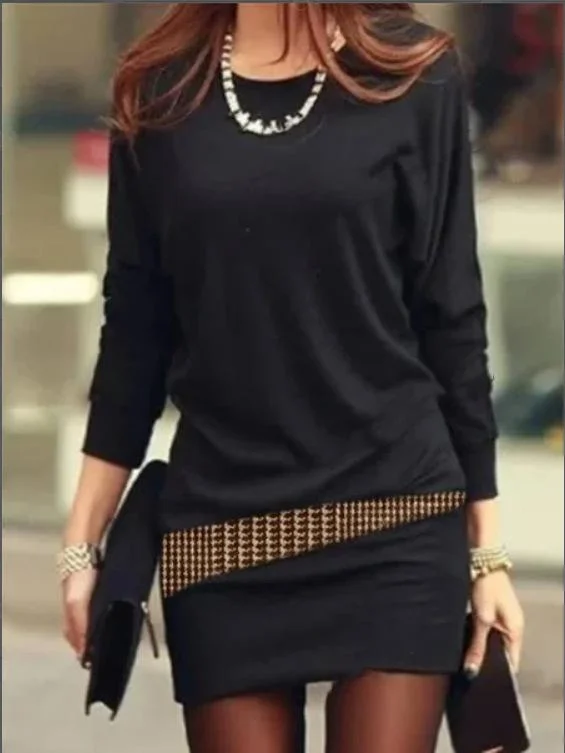 Casual Mini Dress Stylish Sweetheart Neck Mini Dress
