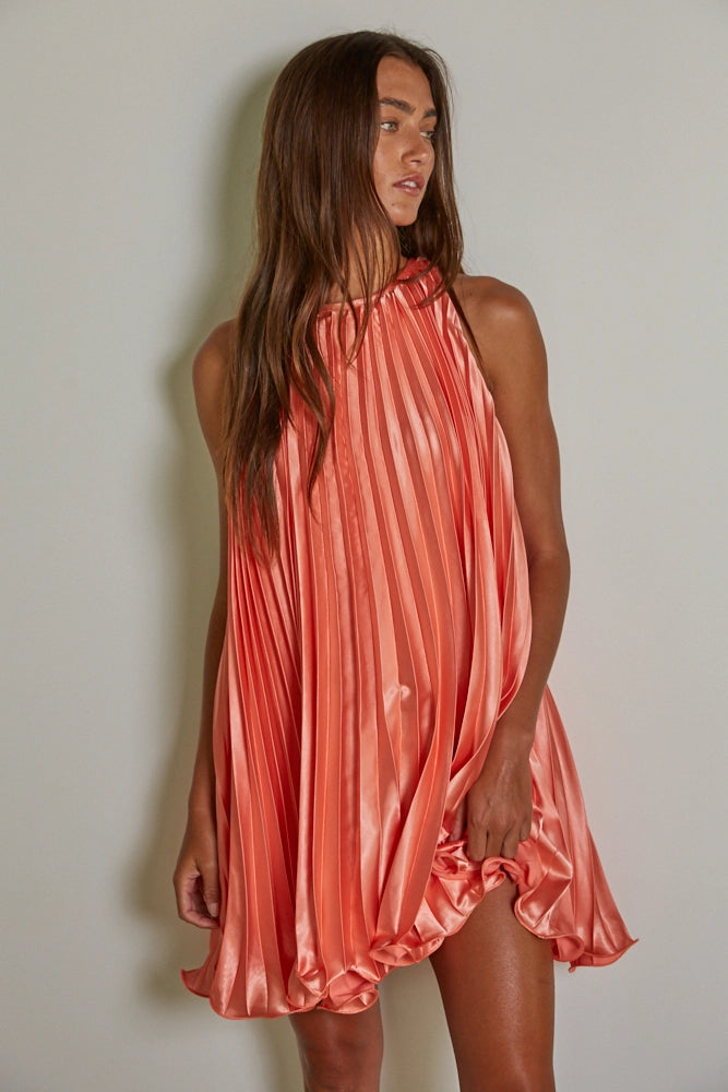Madly In Love Mini Dress Comfortable Fit-and-Flare Mini Dress
