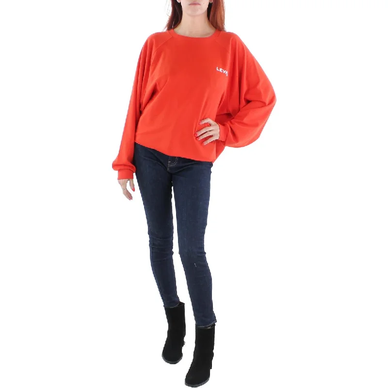 Levi's Womens Plus Comfy Cozy Sweatshirt Hoodie Sweatshirt Pullover
