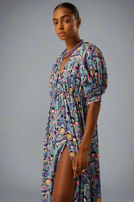 Jim dress in Miami Factory print Tunics Stylish elegant