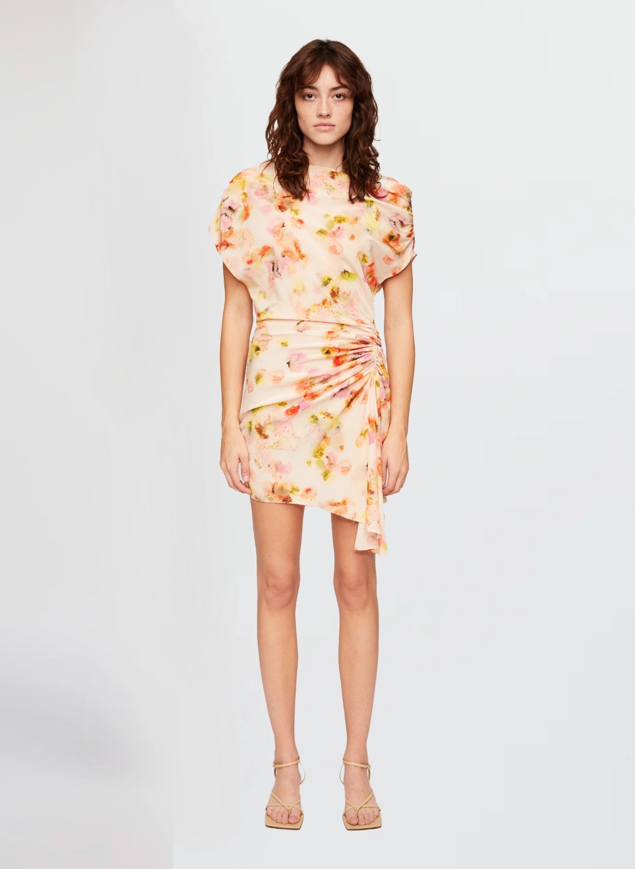 Poppy Silk Mini Dress - Ballad Multi Chic Sleeveless Mini Dress
