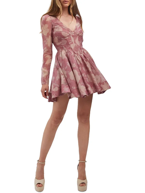 Womens Polyester Fit & Flare Dress Tunics Custom made