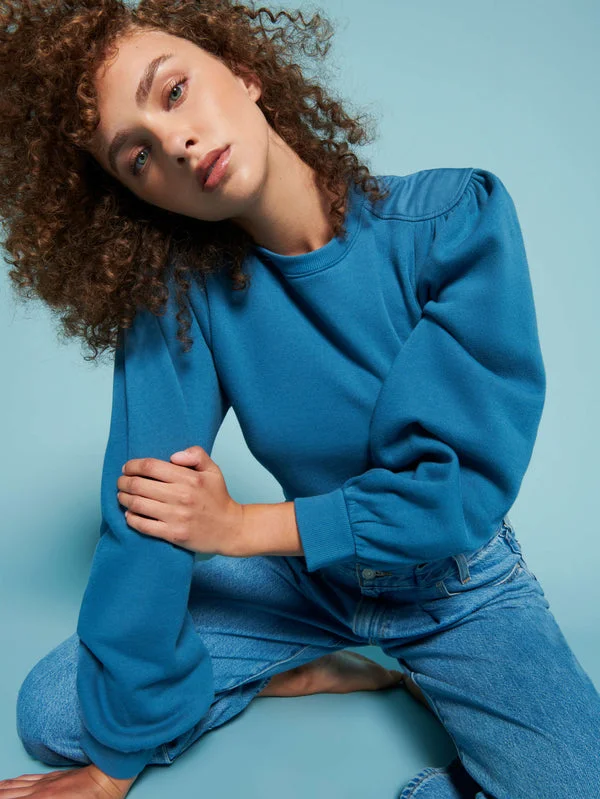 Sweatshirt 1437fl Carole Bluegrass Hoodie with Gradient Ombre Colorful