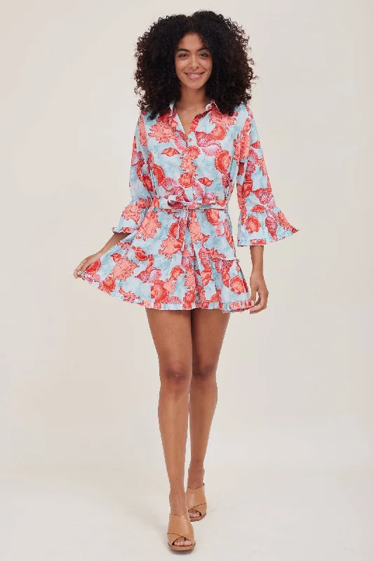 Alcee Belted Mini Dress Comfortable Casual Mini Dress