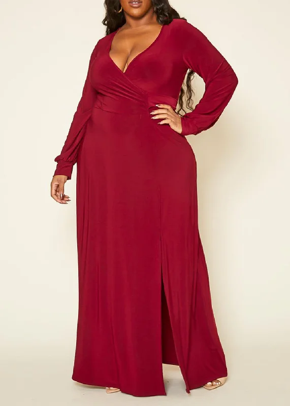 Hi Curvy Plus Size Women Solid Flare Maxi Dress Tunics Floral girly