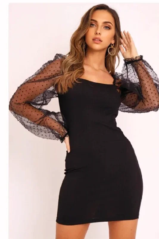 Julia Fashion - New Summer Women Mesh Sheer Bodycon Mini Dress Fashionable Boho-Chic Mini Dress Julia Fashion - New Summer Women Mesh Sheer Bodycon Mini Dress Fashionable Boho-Chic Mini Dress