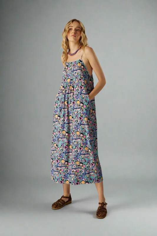 Rita dress in Miami Factory print Tunics Mesh breathable