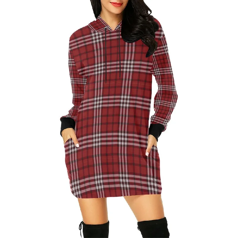 Scottish Tartan Royal Stewart Red Plaids Print Women Hoodie Dress Graphic Hoodie Design Print Scottish Tartan Royal Stewart Red Plaids Print Women Hoodie Dress Graphic Hoodie Design Print