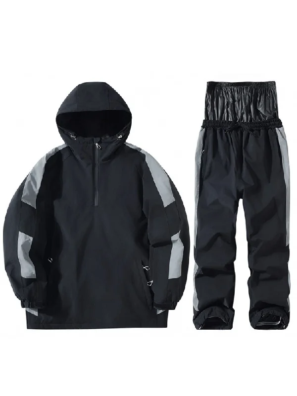 ARCTIC QUEEN Reflective Pullover Snowsuits - Unisex Kimono Neck Pullover