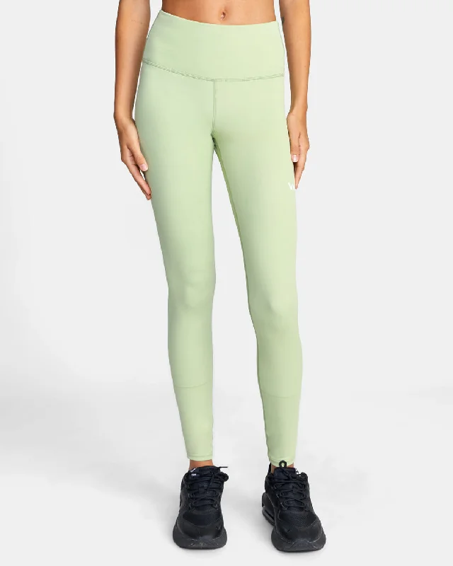VA Essential Workout Leggings - Light Sage Classic Solid Color Leggings