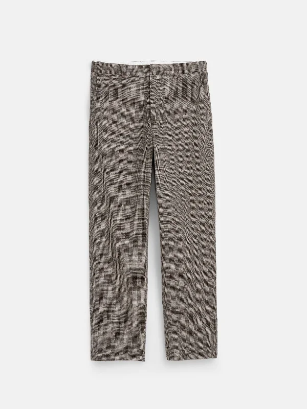 Cooper Trouser in Glen Plaid Trousers Fleece Cozy