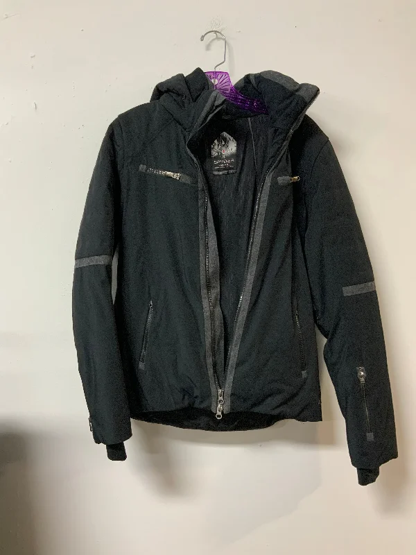 Spyder (8) black coat Parka Anorak Hoodie