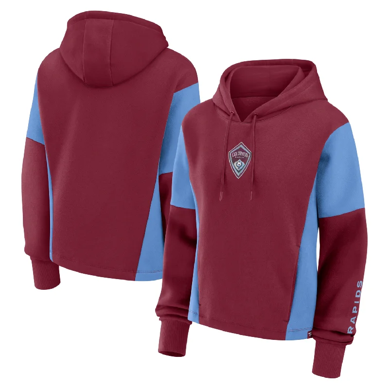 Rapids Ladies Legacy High Hip Fleece Pullover Hoody Bell Sleeve Stylish