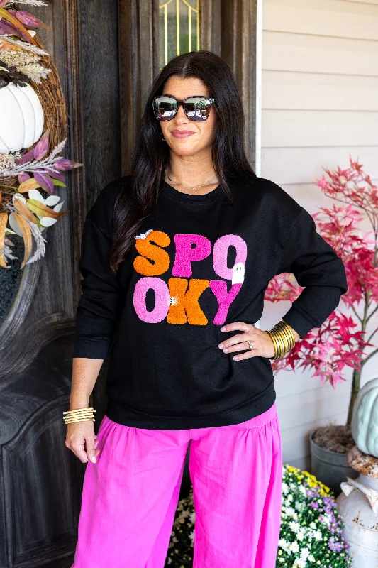 Spooky Vibes Pullover Turtleneck Warm Pullover