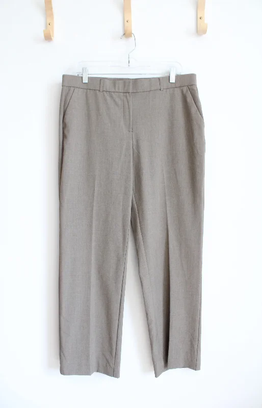 Napa Valley Brown Trouser Pants | 14 Petite Trousers chic elegant