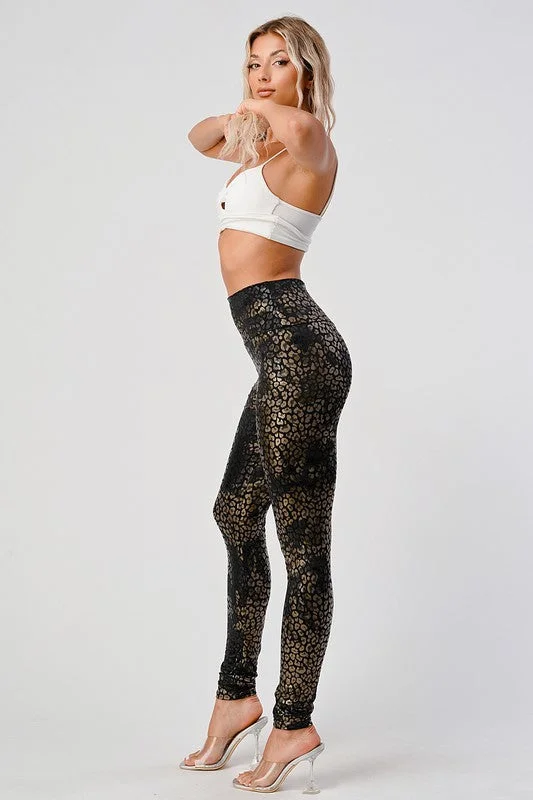 Cell Lab America Zizibe Clothing Leopard Print Synthetic Leather High Waist Leggings Stylish Ultra Stretch Leggings Cell Lab America Zizibe Clothing Leopard Print Synthetic Leather High Waist Leggings Stylish Ultra Stretch Leggings