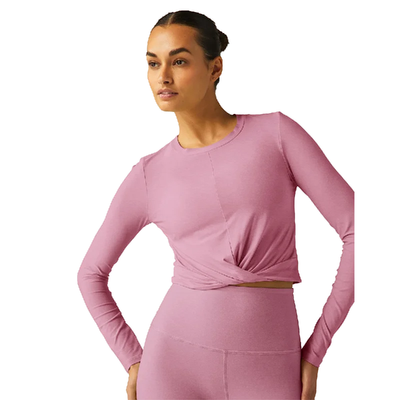 Beyond Yoga Featherweight Daydreamer Pullover Halter Neck Top