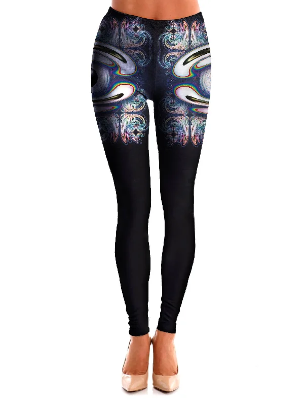 Filagree Freakout Art Leggings Comfortable Stretch Leggings