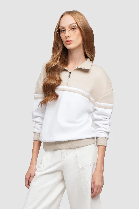 Zip-Up Pullover Chenille Soft Sweater