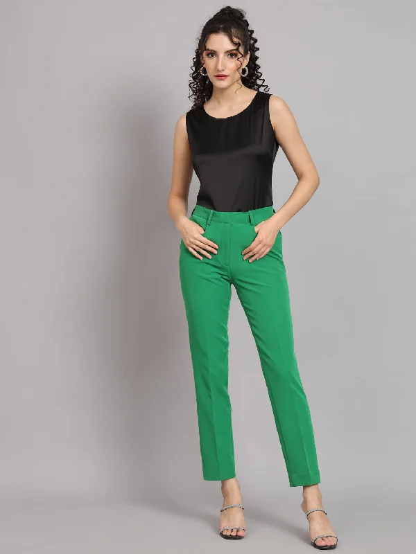Sleeveless Satin Top With Comfort Fit Trouser Trousers Favorite Customer